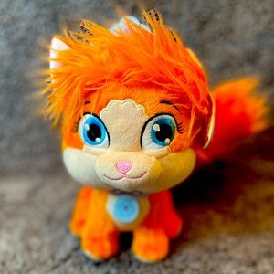 Disney Princess Palace Pets Treasure Ariels Curious Kitten 9" Plush Orange Cat